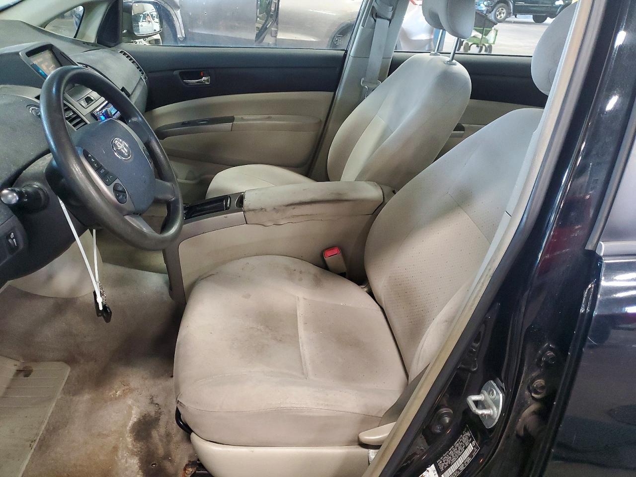 2007 Toyota Prius Base Black vin: JTDKB20U677658408