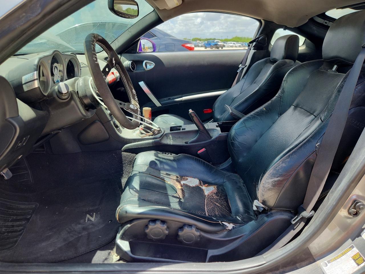 2005 Nissan 350z Coupe Gray vin: JN1AZ34E55M654299