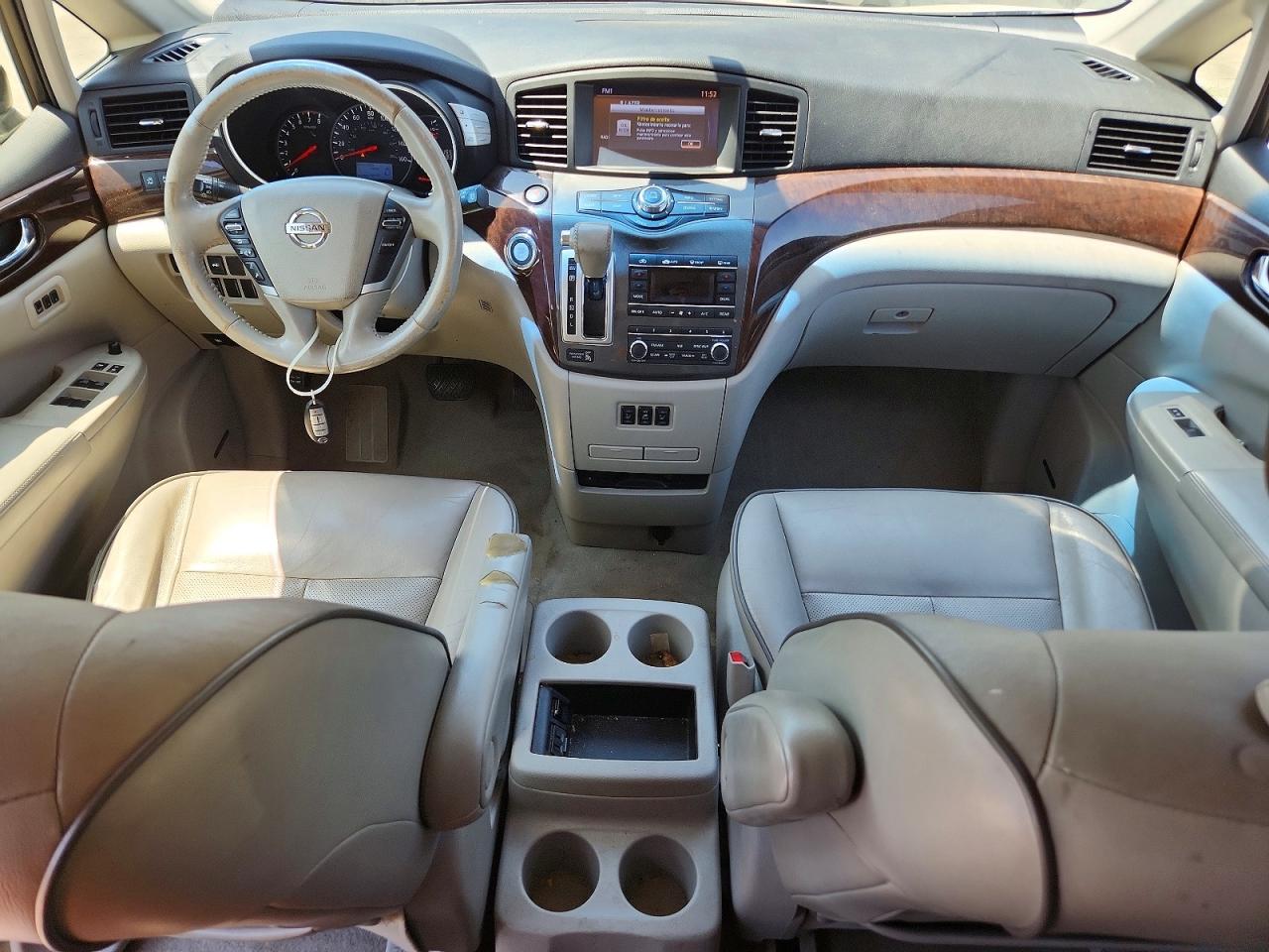2014 Nissan Quest 3.5 Le White vin: JN8AE2KPXE9105180