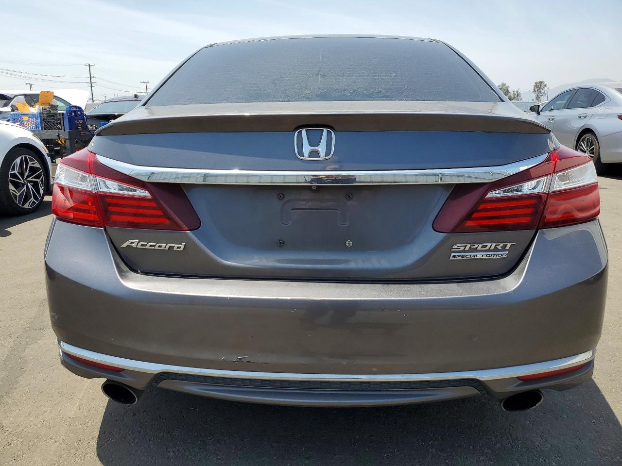 2017 Honda Accord Sport Special Edition Серый vin: 1HGCR2F18HA251399