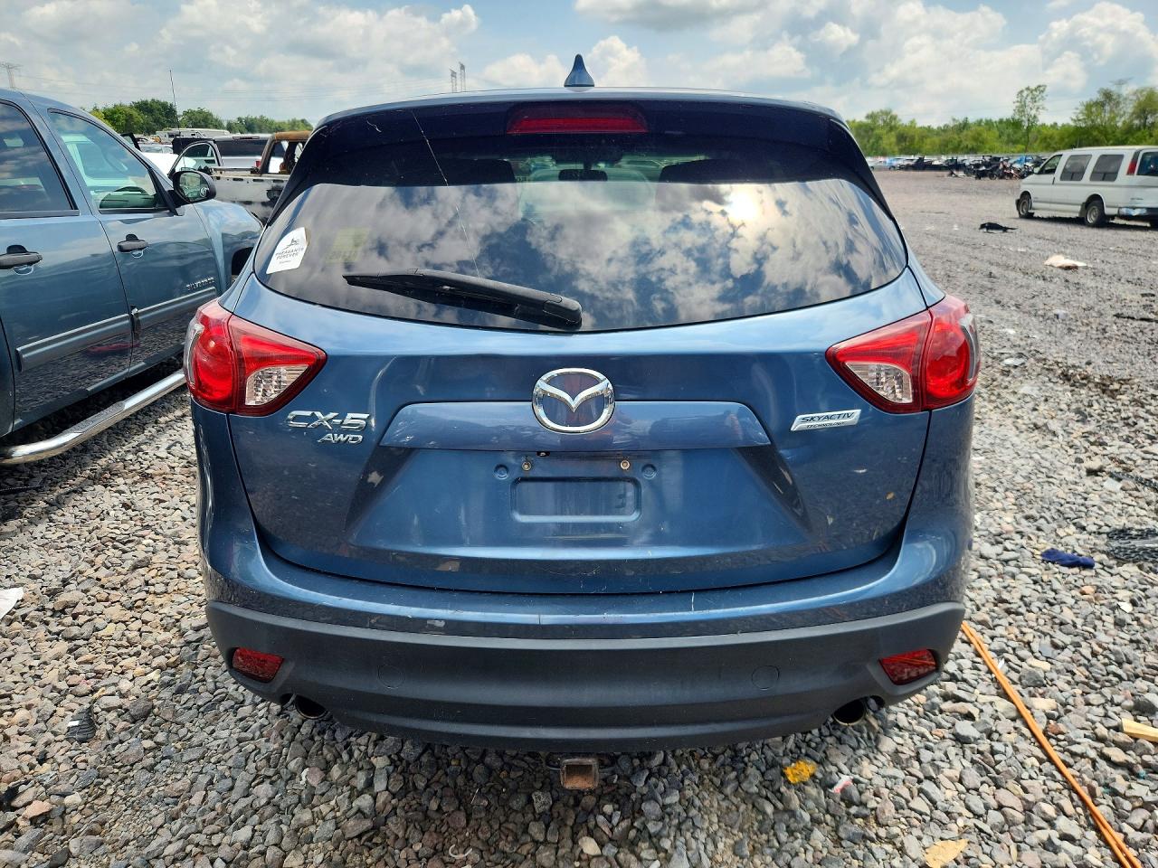 2015 Mazda Cx-5 Touring Blue vin: JM3KE4CY7F0514138