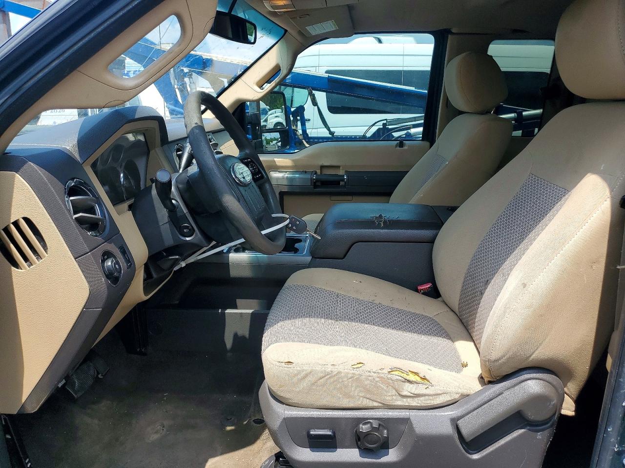 2012 Ford F250 Super Duty Green vin: 1FT7X2A6XCEA95845