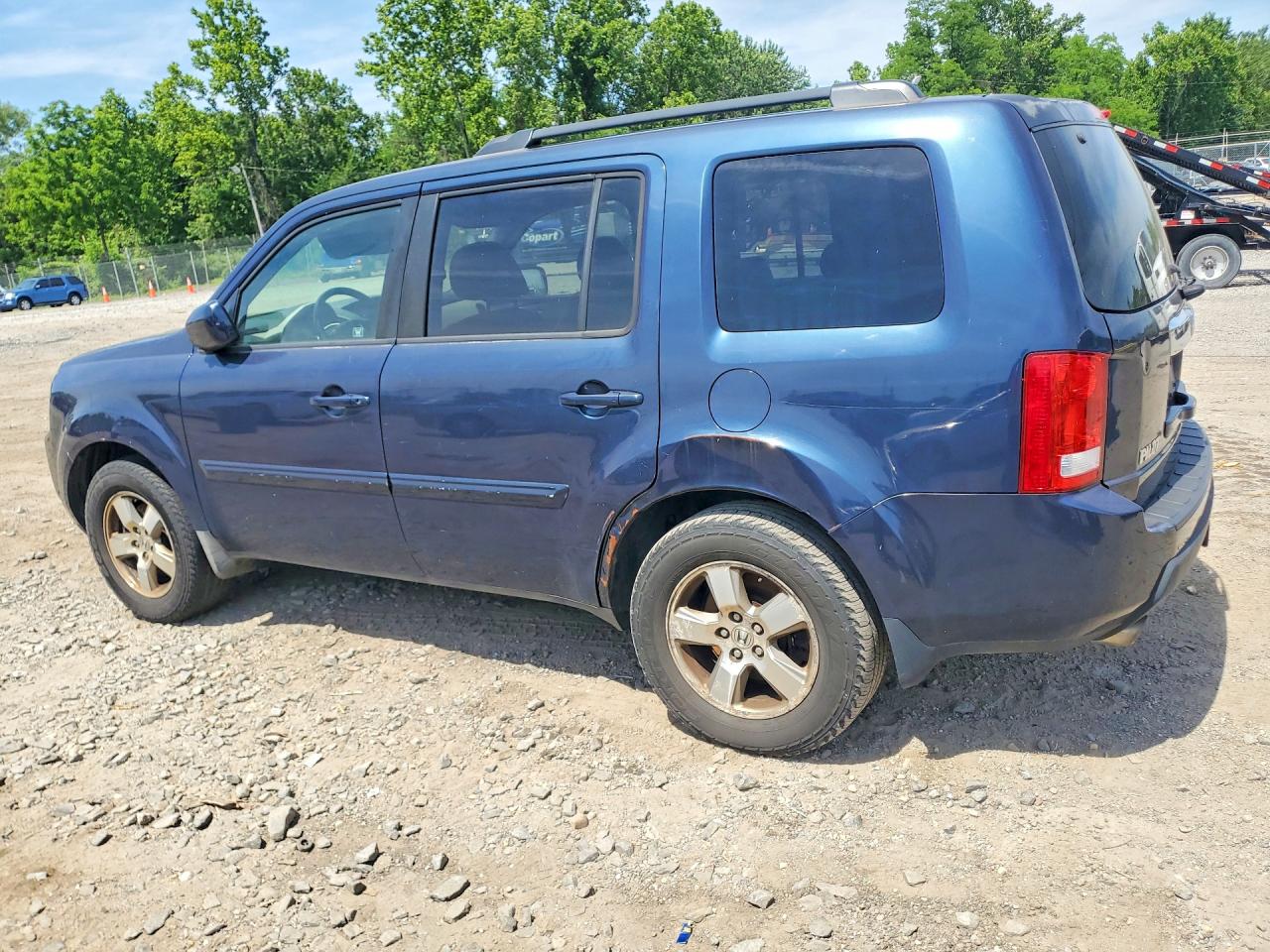 2010 Honda Pilot Exl Blue vin: 5FNYF4H66AB024274