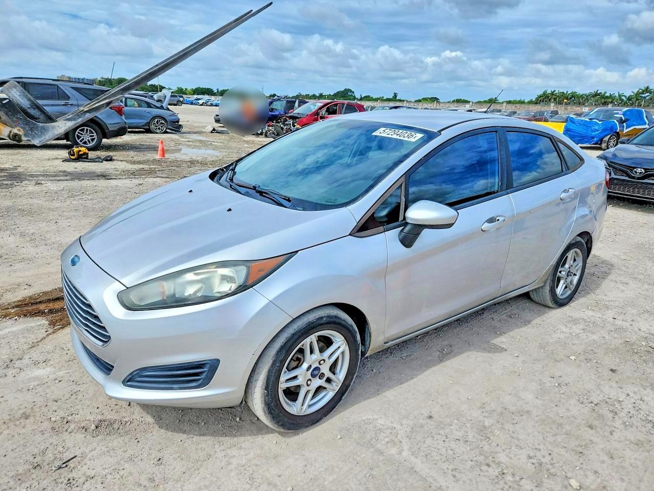 2011 Ford Fiesta Se Silver vin: 3FADP4BJ8HM140841