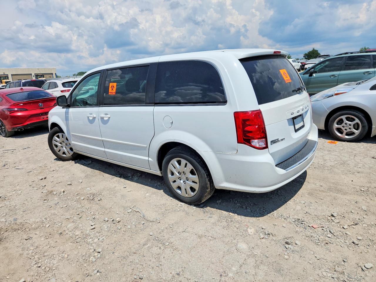 2015 Dodge Grand Caravan Se White vin: 2C4RDGBG0FR568746
