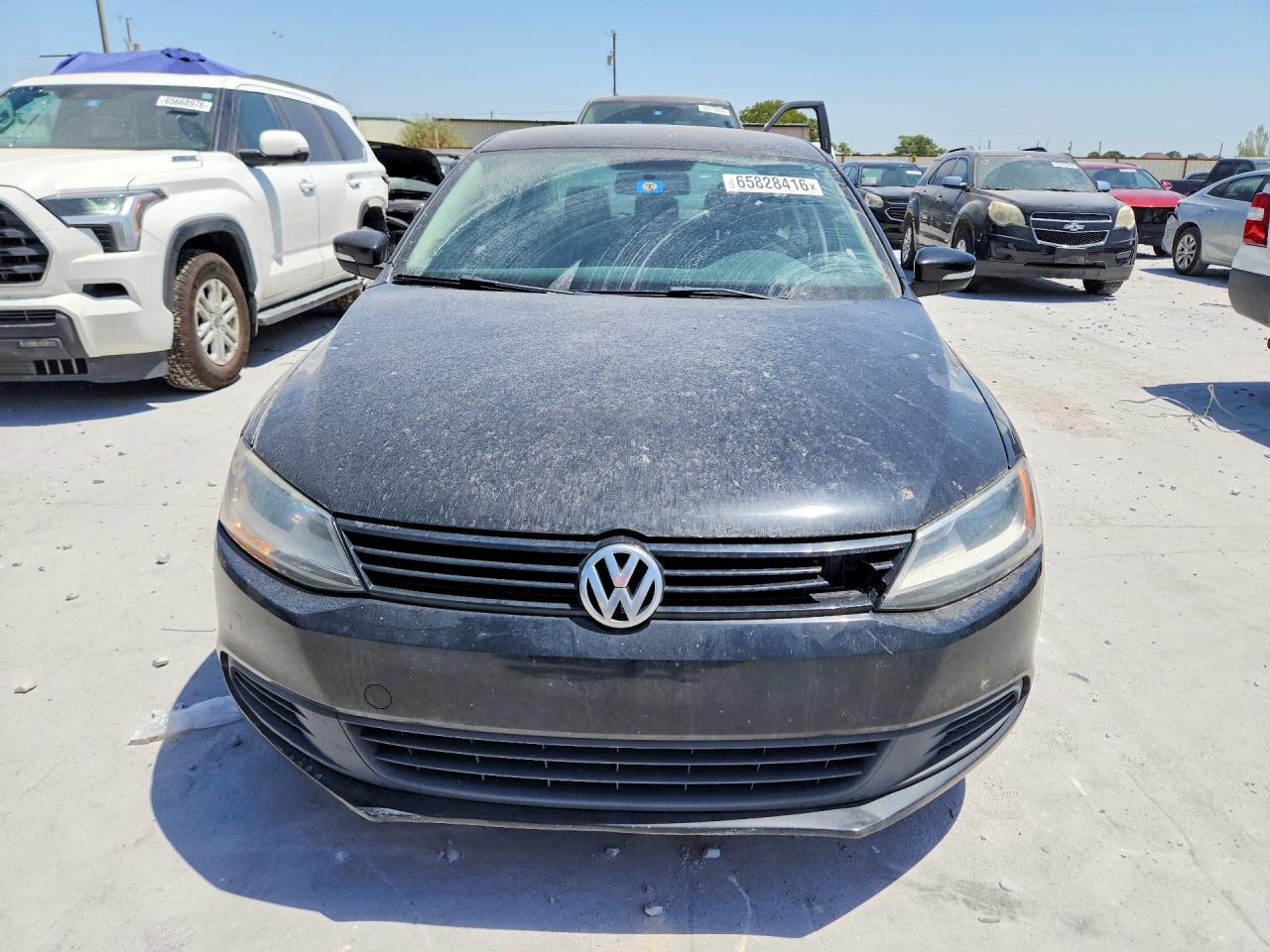 2014 Volkswagen Jetta Se Black vin: 3VWD17AJ4EM392707