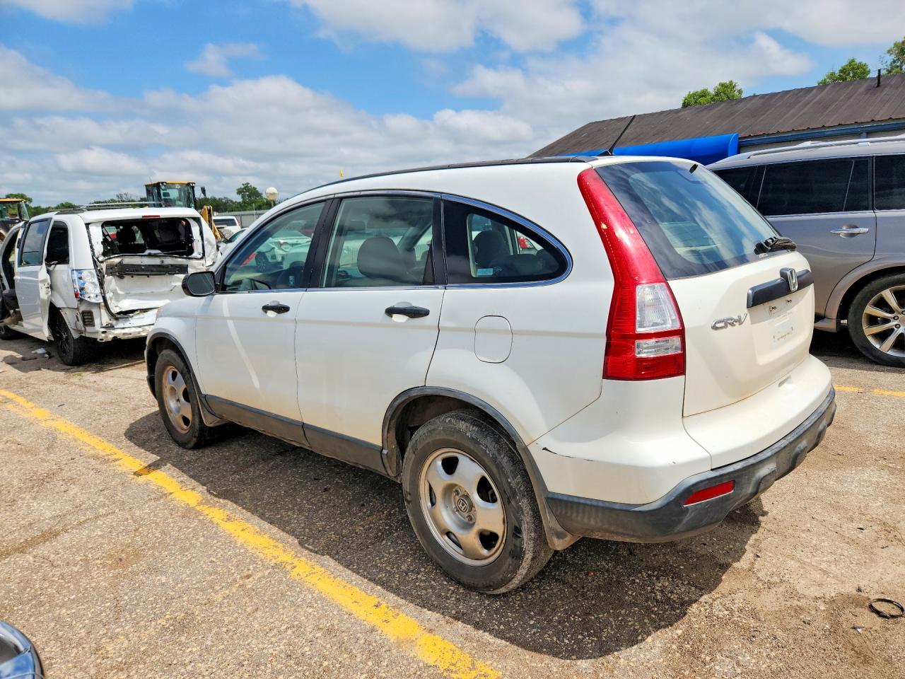 2008 Honda Cr-v Lx Белый vin: JHLRE48378C043035