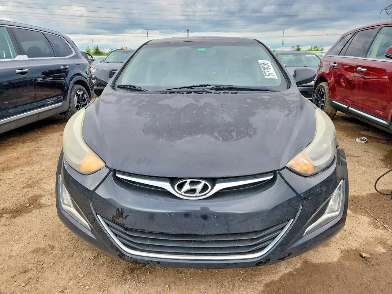 2015 Hyundai Elantra Se Black vin: KMHDH4AE1FU228131