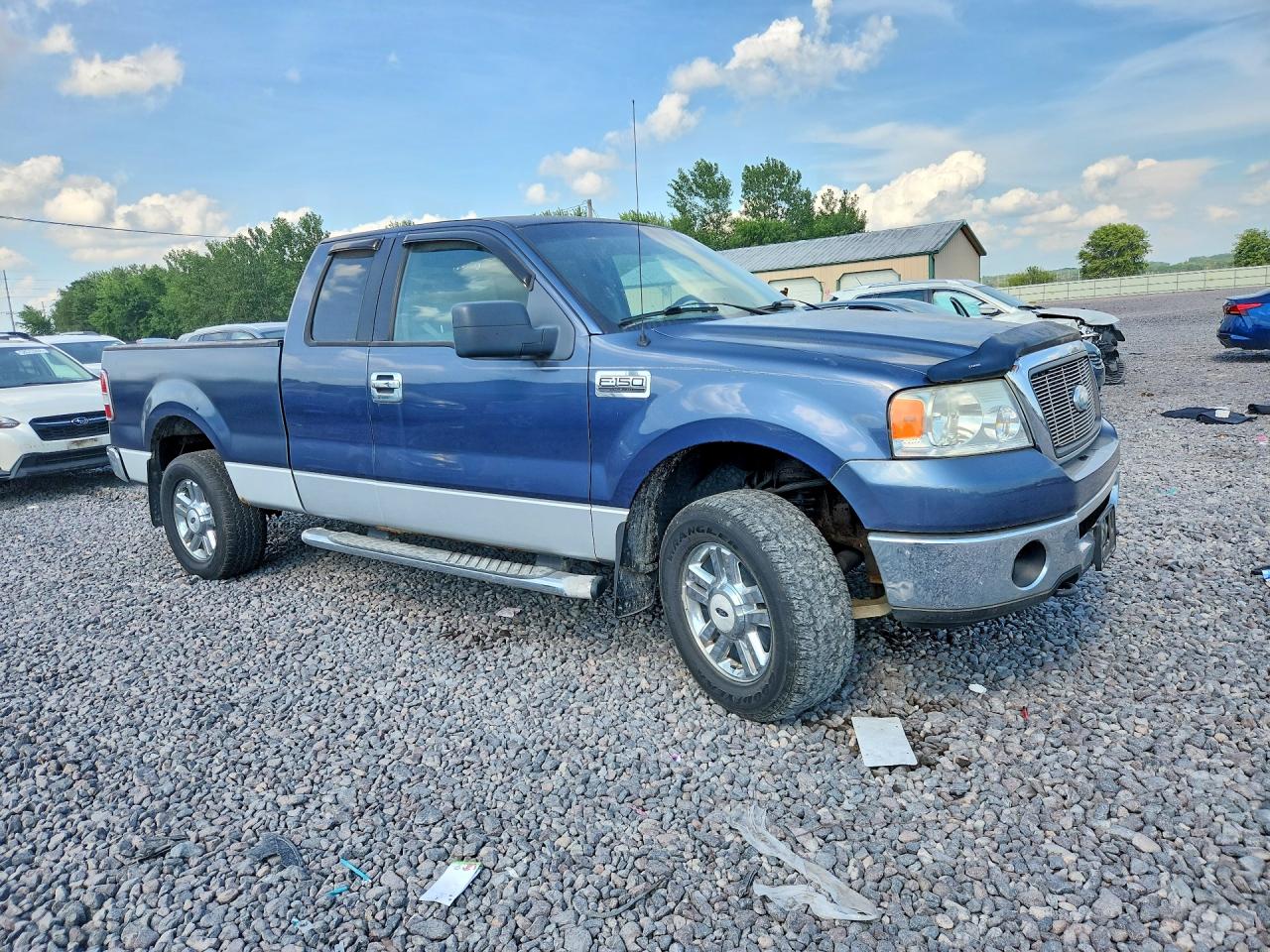 2006 Ford F150 Blue vin: 1FTPX14546FA72251