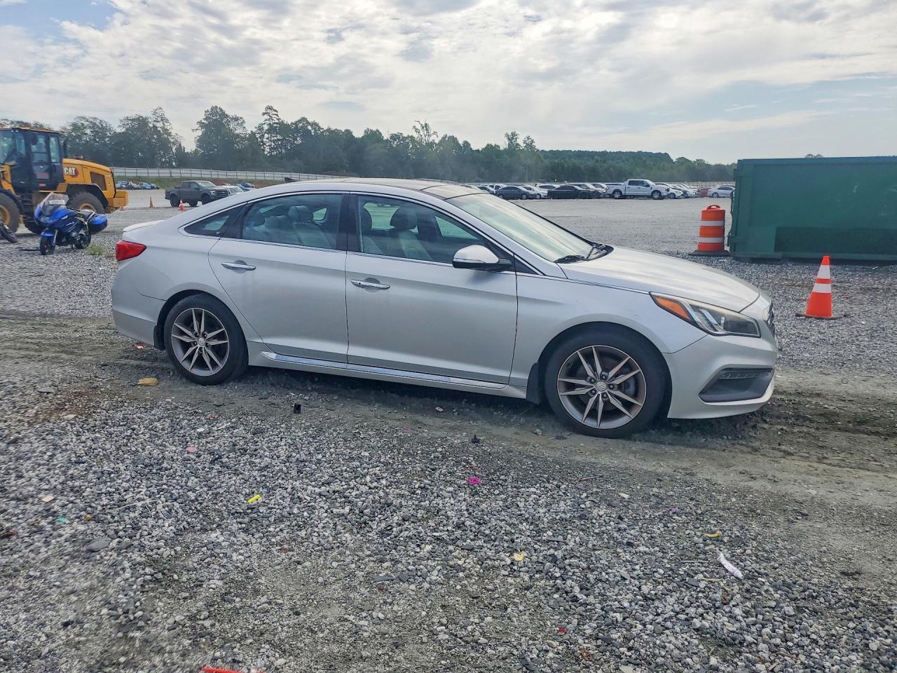 2015 Hyundai Sonata Limited 2.0t Серебряный vin: 5NPE34ABXFH116645