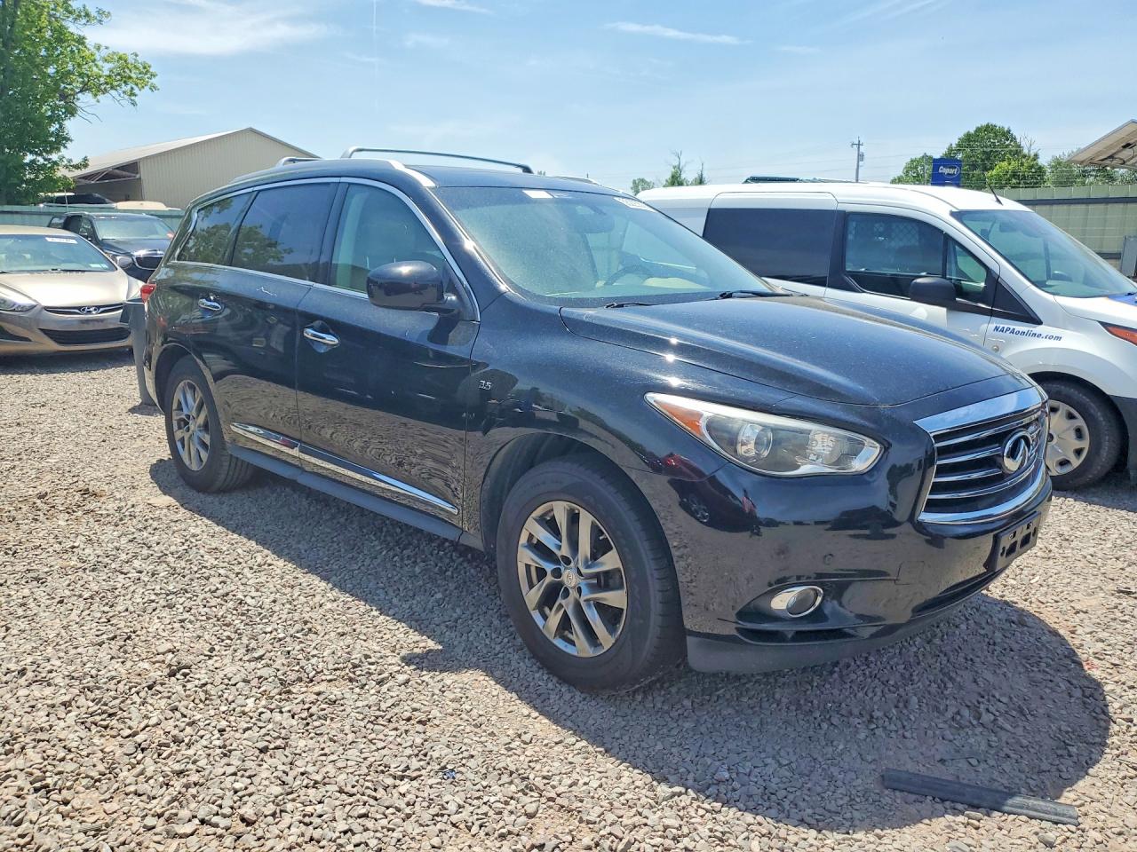 2015 Infiniti Qx60 Base Black vin: 5N1AL0MM4FC507561