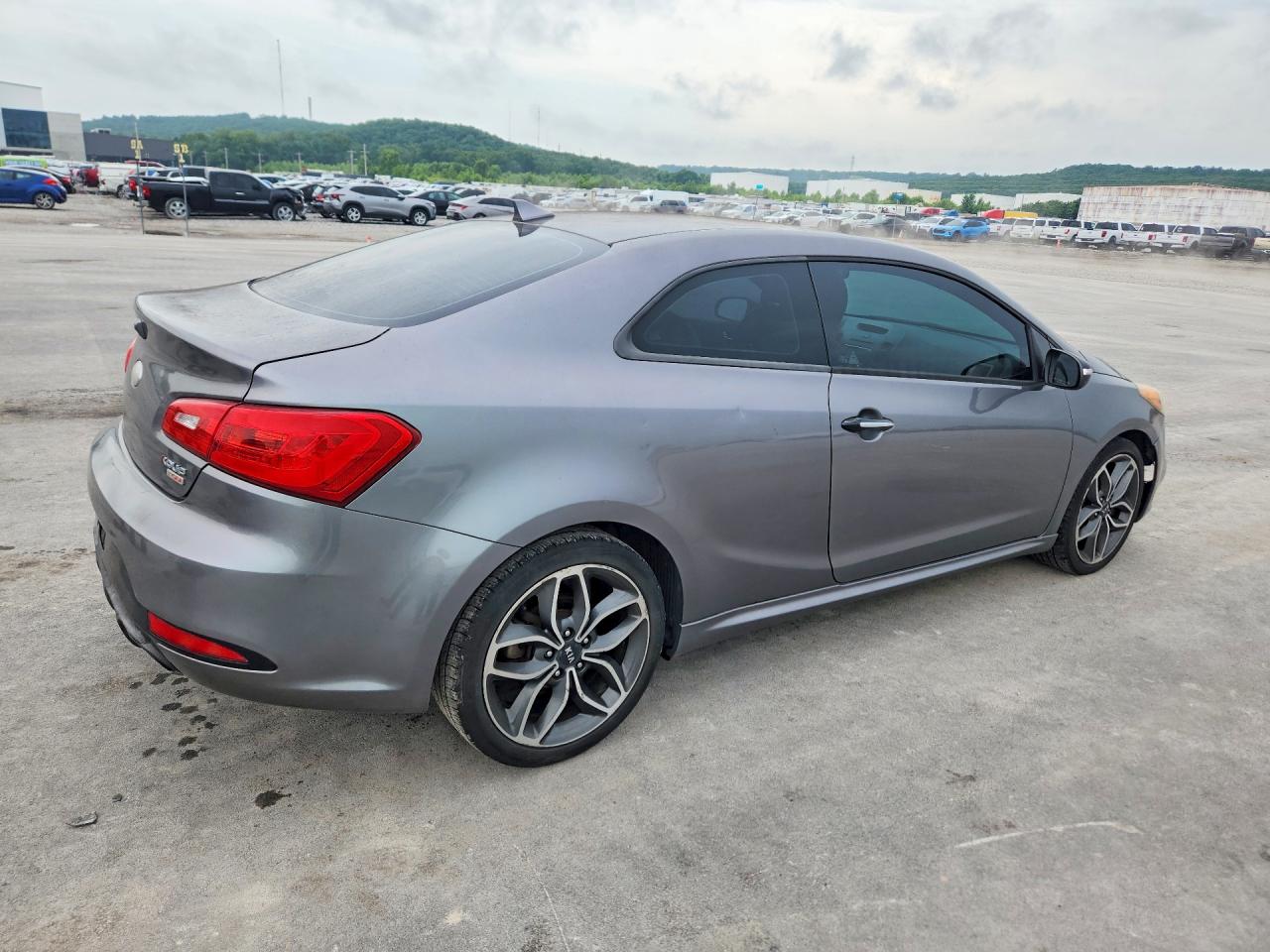 2014 Kia Forte Sx Gray vin: KNAFZ6A30E5225828