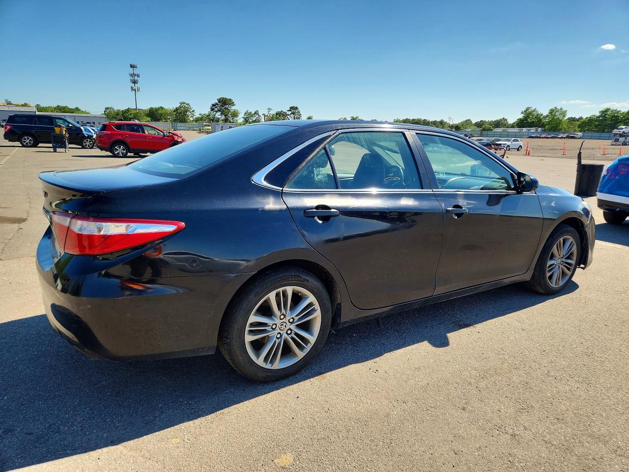 2015 Toyota Camry Se Black vin: 4T1BF1FK8FU939321