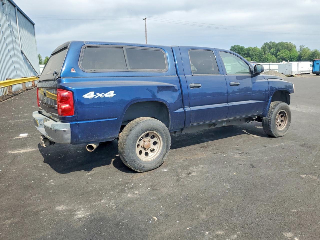 2005 Dodge Dakota Quad Slt Blue vin: 1D7HW48N15S288721