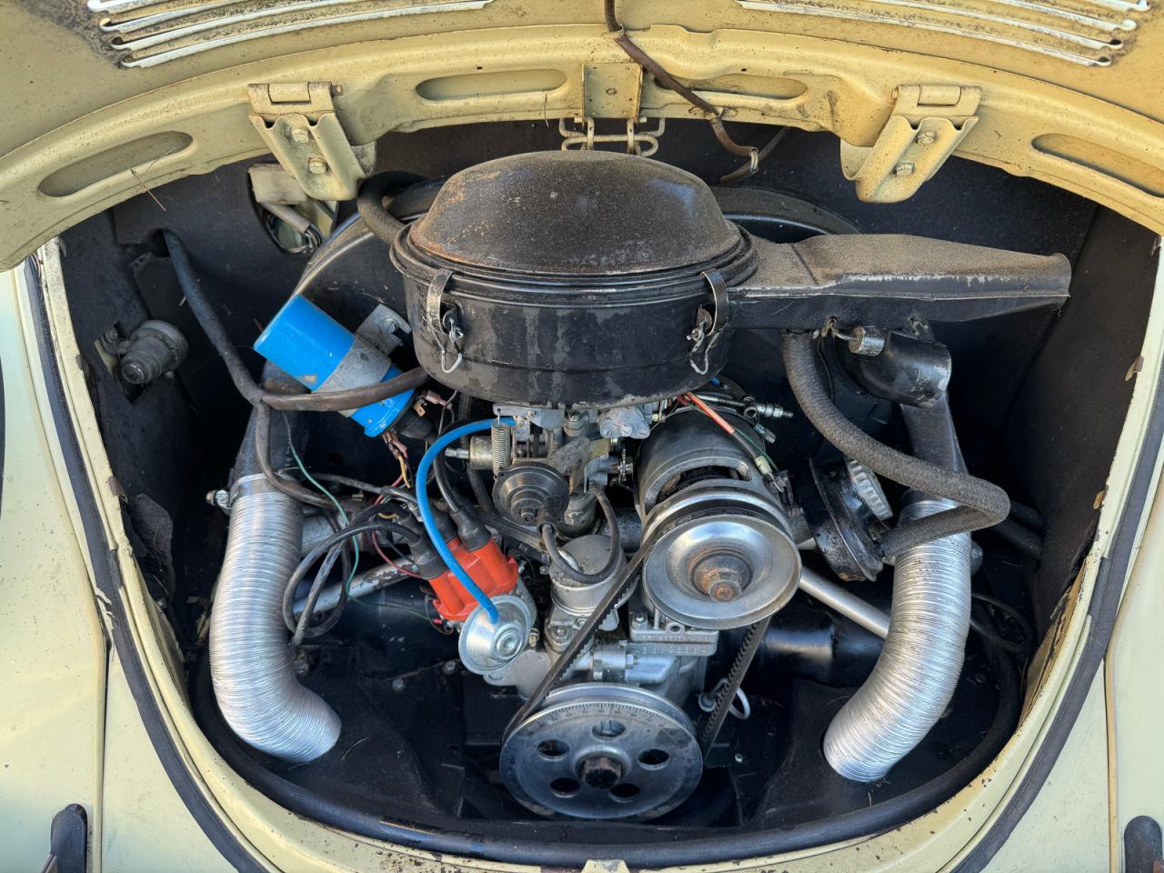 1971 Volkswagen Beetle White vin: 1113141332