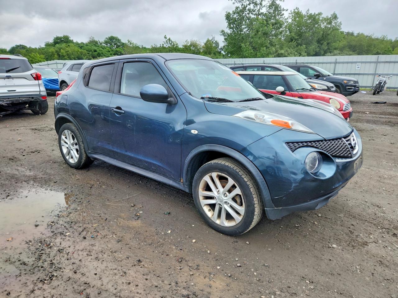 2011 Nissan Juke S Синий vin: JN8AF5MV6BT017428