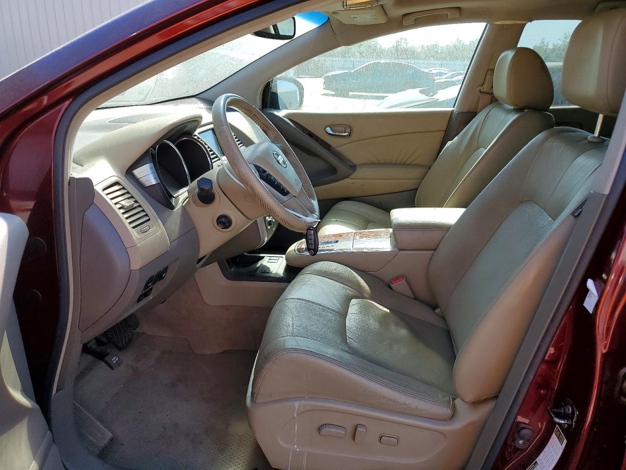 2010 Nissan Murano S Maroon vin: JN8AZ1MU4AW004200