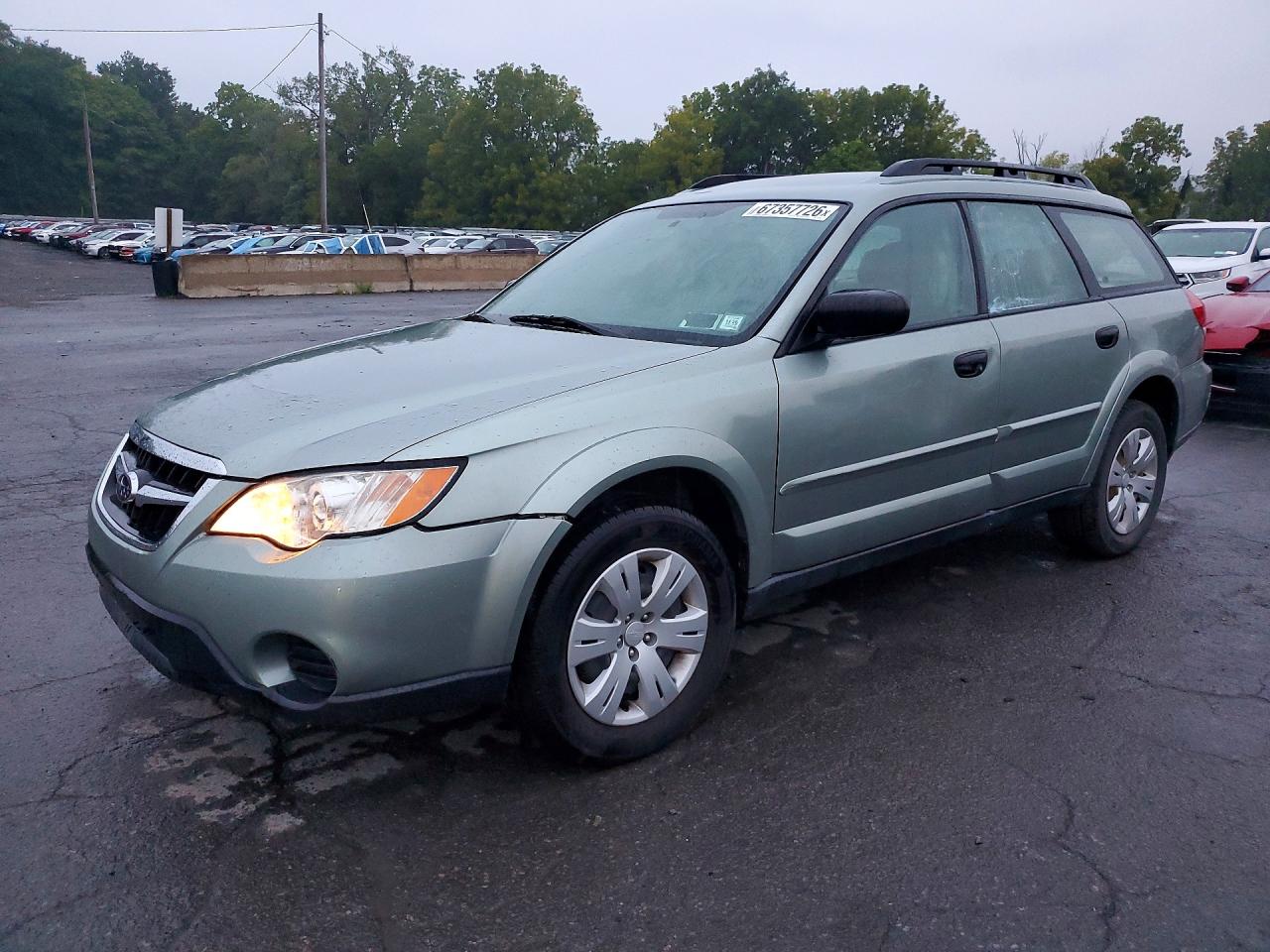 2009 Subaru Outback Teal vin: 4S4BP60C897318093