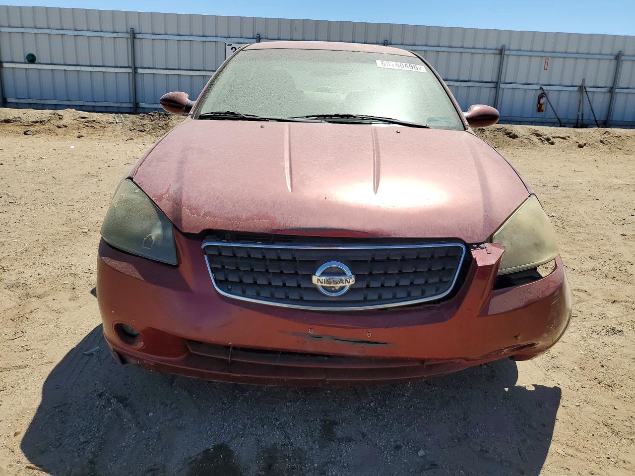 2006 Nissan Altima 2.5 Red vin: 1N4AL11D76N405843