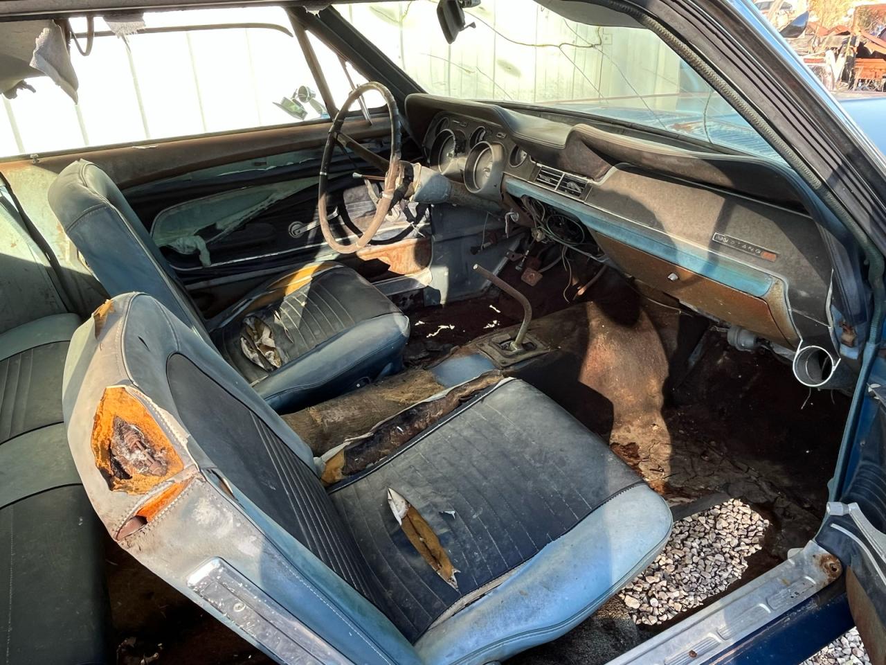 1967 Ford Mustang Blue vin: 7R01C209679
