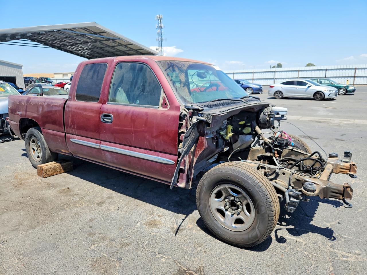 2004 Gmc New Sierra C1500 Burgundy vin: 1GTEC19V04Z180955