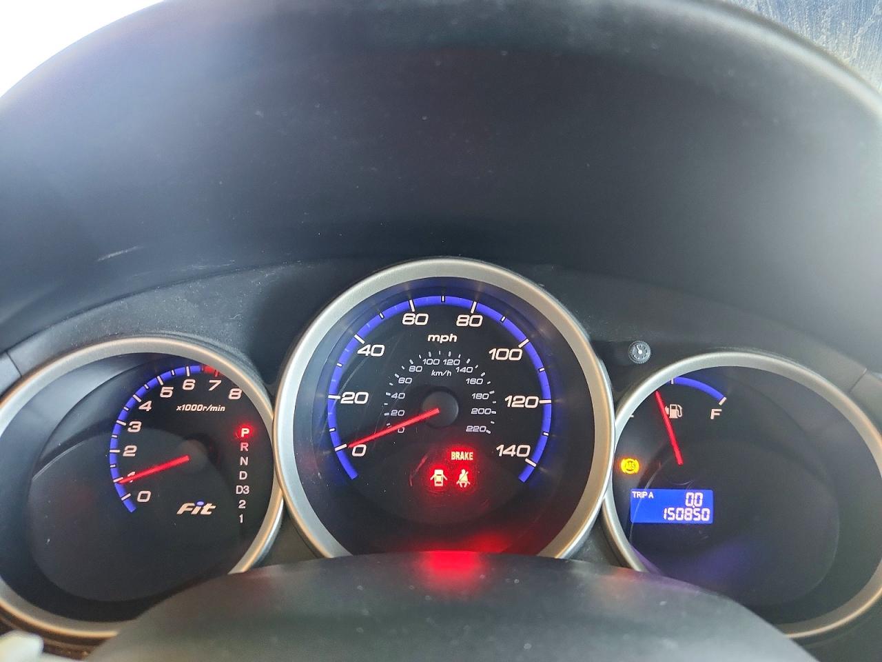 2008 Honda Fit Blue vin: JHMGD38408S017634