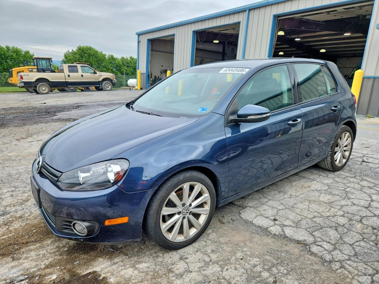 2013 Volkswagen Golf Синий vin: WVWNM7AJ6DW014384