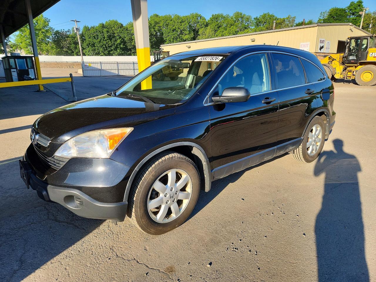 2008 Honda Cr-v Black vin: JHLRE48518C078722