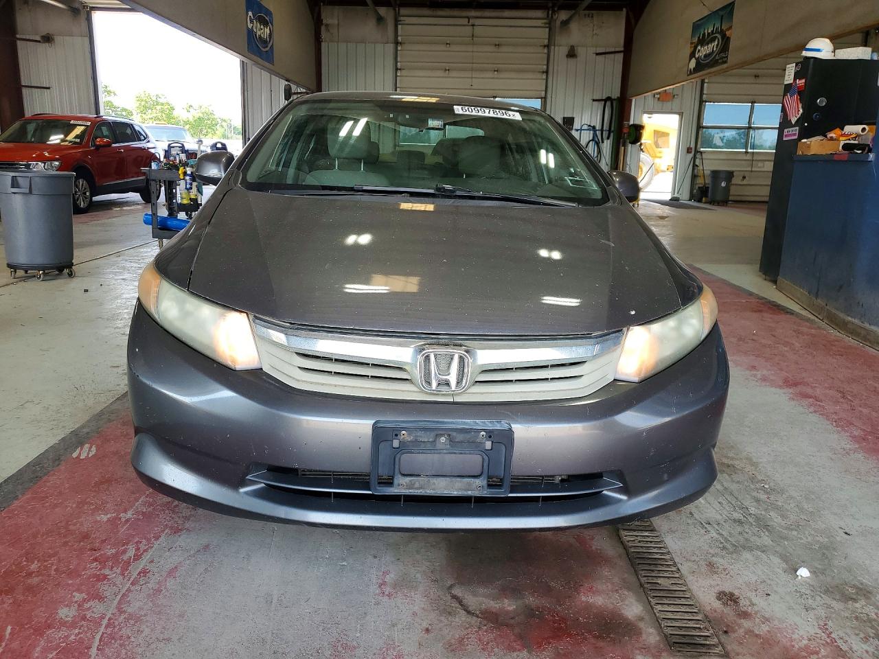 2012 Honda Civic Lx Серый vin: 2HGFB2F50CH300268