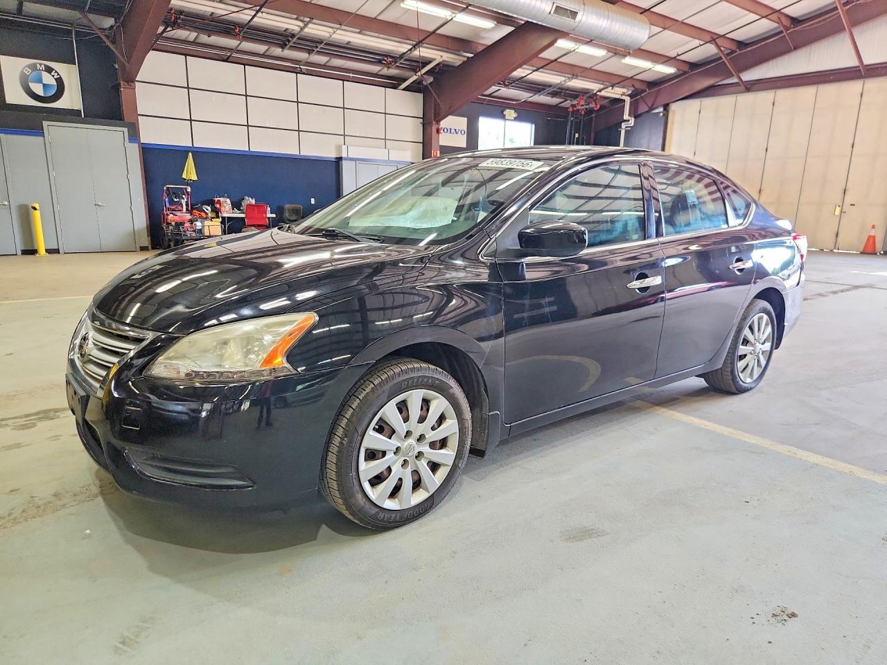 2015 Nissan Sentra Sv Black vin: 3N1AB7APXFL673962