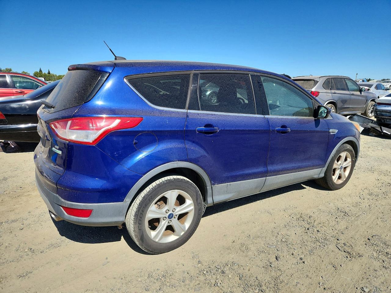 2014 Ford Escape Se Синий vin: 1FMCU0GX0EUC94094