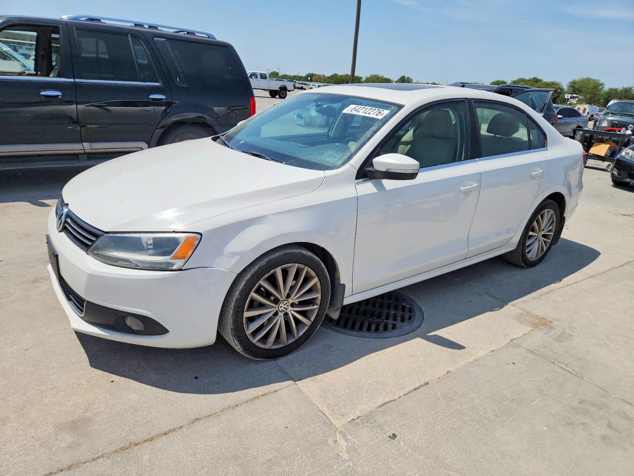 2011 Volkswagen Jetta Sel White vin: 3VWLX7AJ6BM374408