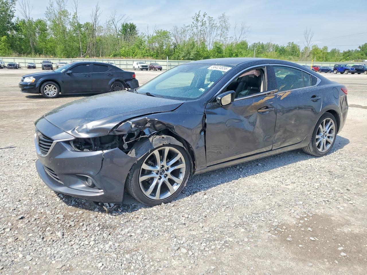 2014 Mazda 6 Grand Touring Gray vin: JM1GJ1W64E1141510