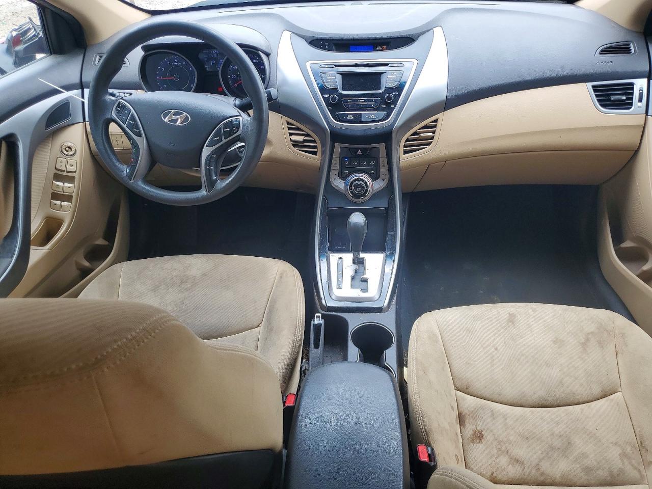 2013 Hyundai Elantra Gls Red vin: KMHDH4AE8DU776544