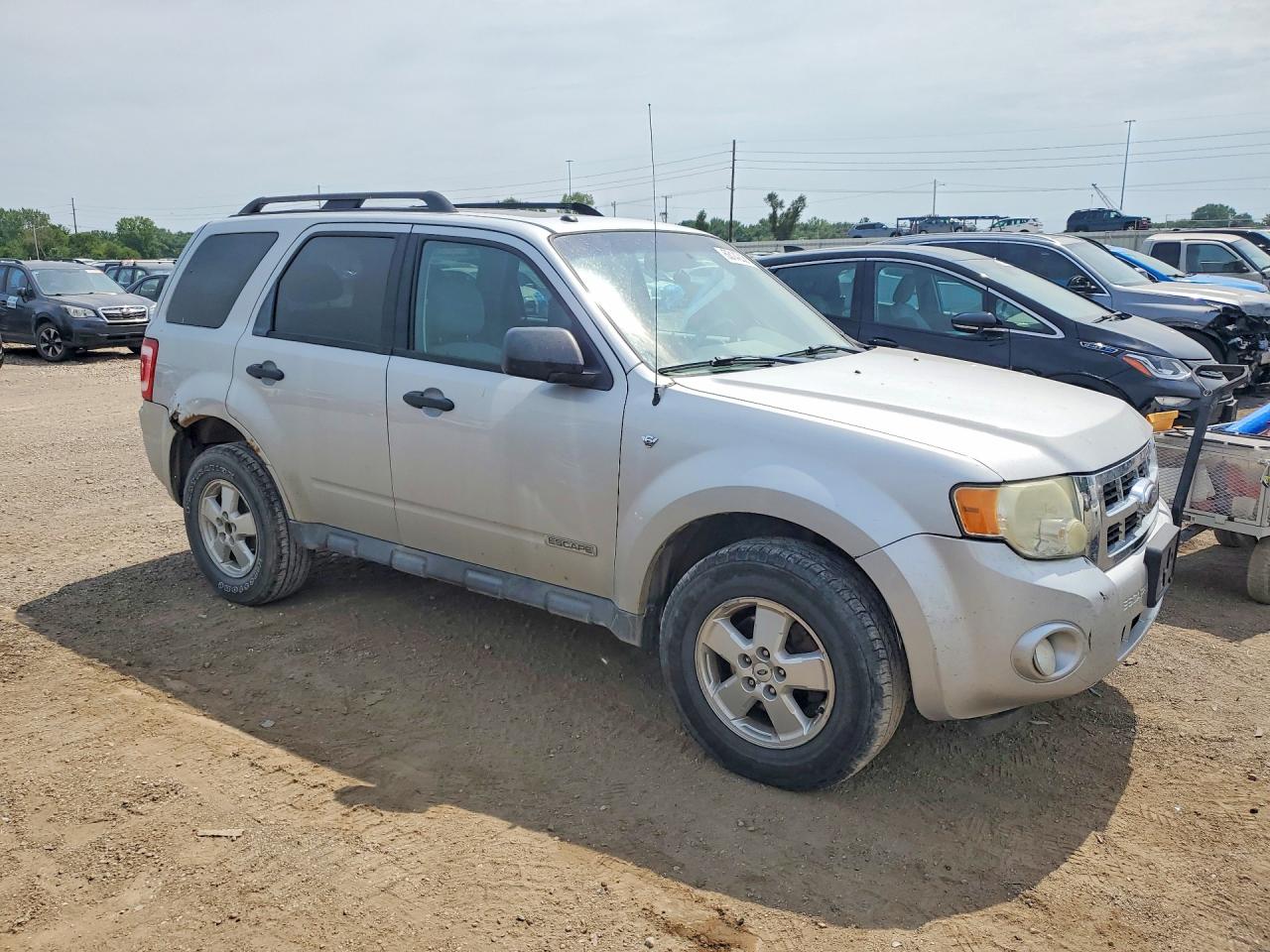 2008 Ford Escape Xlt Silver vin: 1FMCU93138KB29064