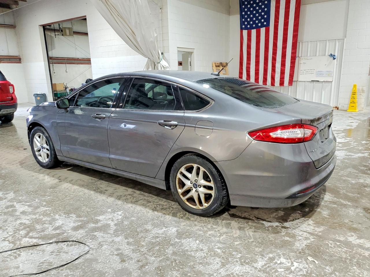 2014 Ford Fusion Se Gray vin: 3FA6P0HD9ER173476