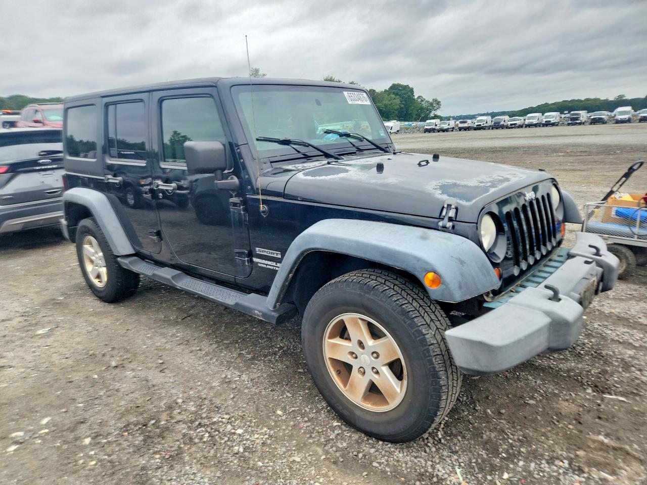 2010 Jeep Wrangler Unlimited Sport Black vin: 1J4BA3H17AL176333