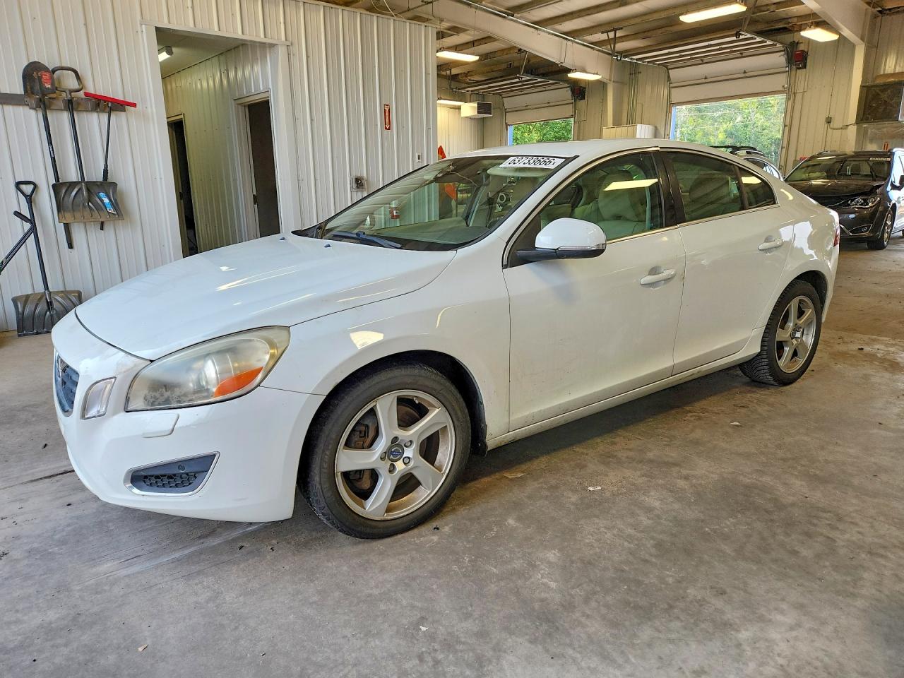2013 Volvo S60 T5 White vin: YV1612FH9D2184004