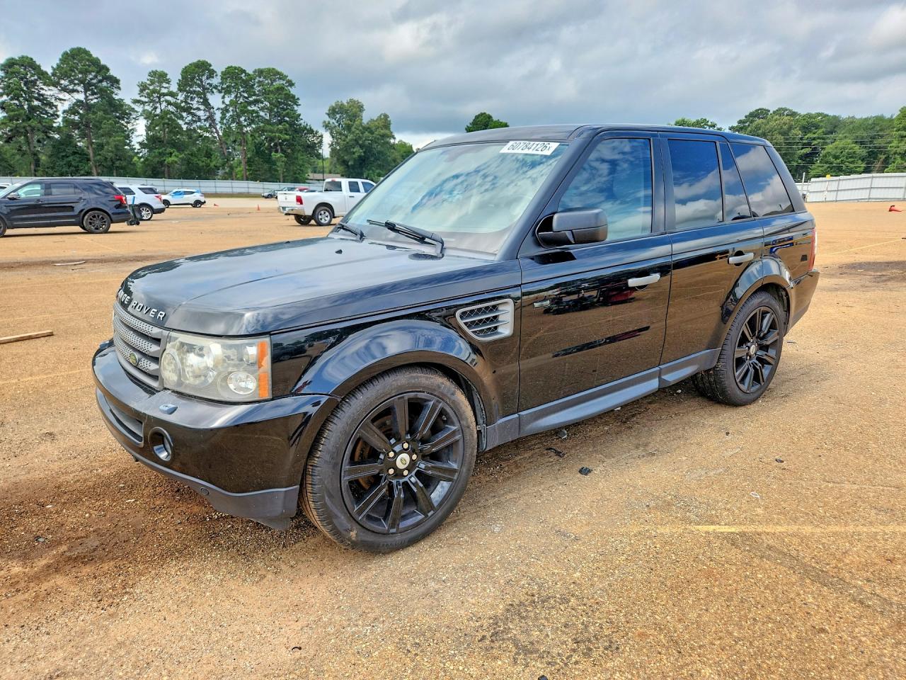 2008 Land Rover Range Rover Sport Hse Черный vin: SALSK25458A152607