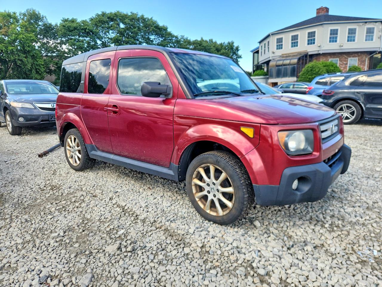 2007 Honda Element Ex Красный vin: 5J6YH27797L011074