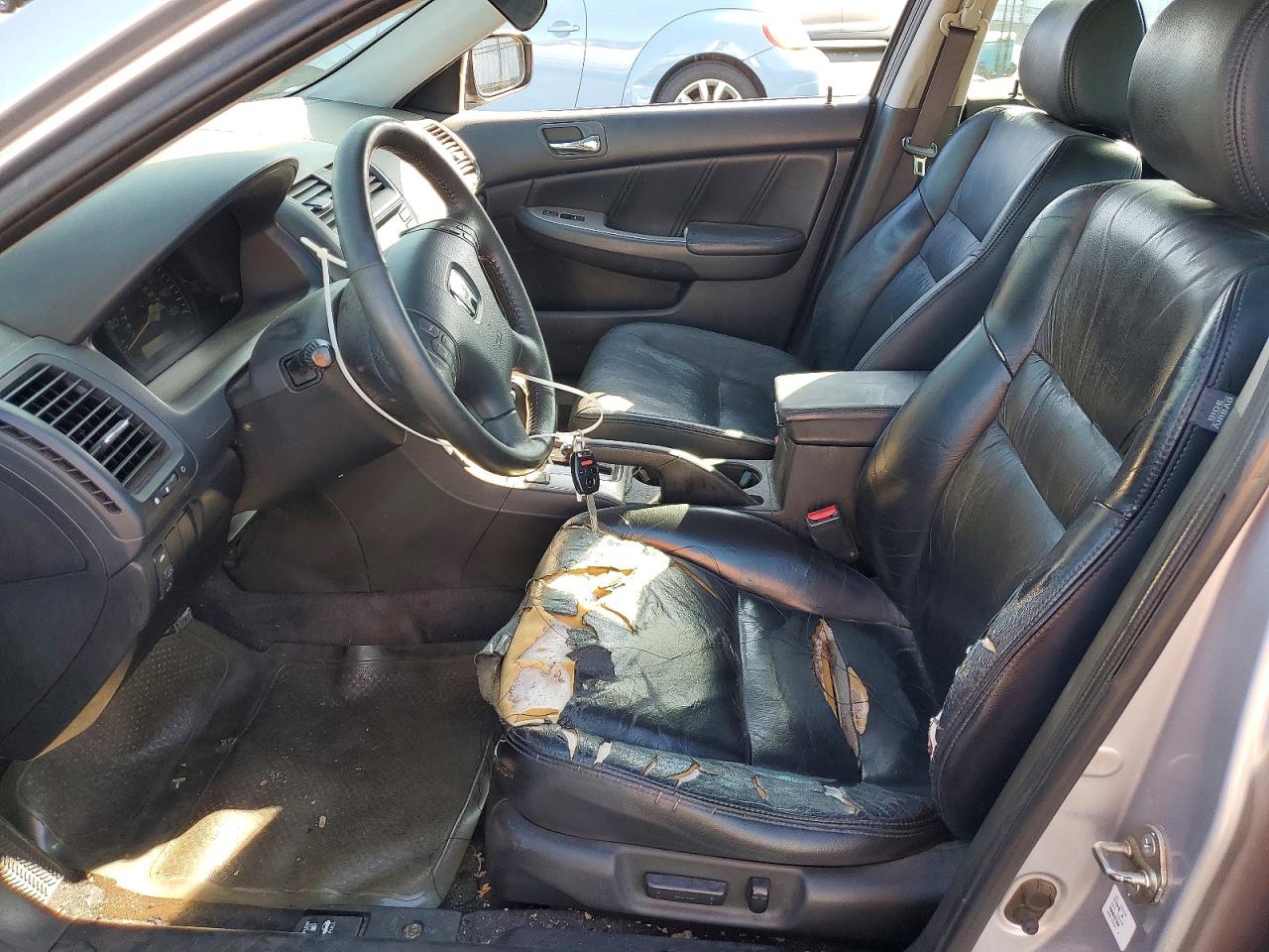 2005 Honda Accord Ex Silver vin: 1HGCM568X5A065677