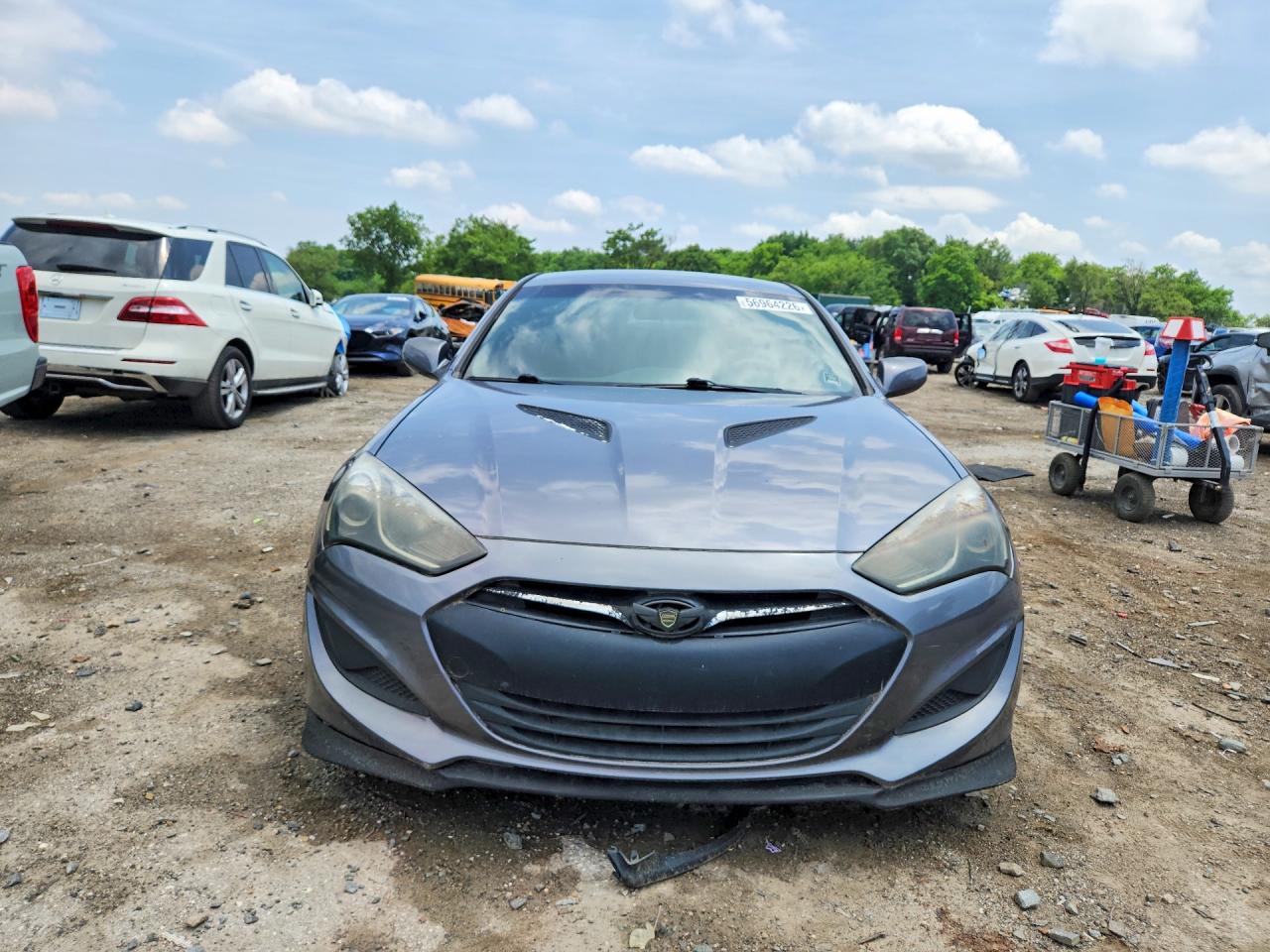 2013 Hyundai Genesis Coupe 2.0t Серый vin: KMHHT6KD3DU113240