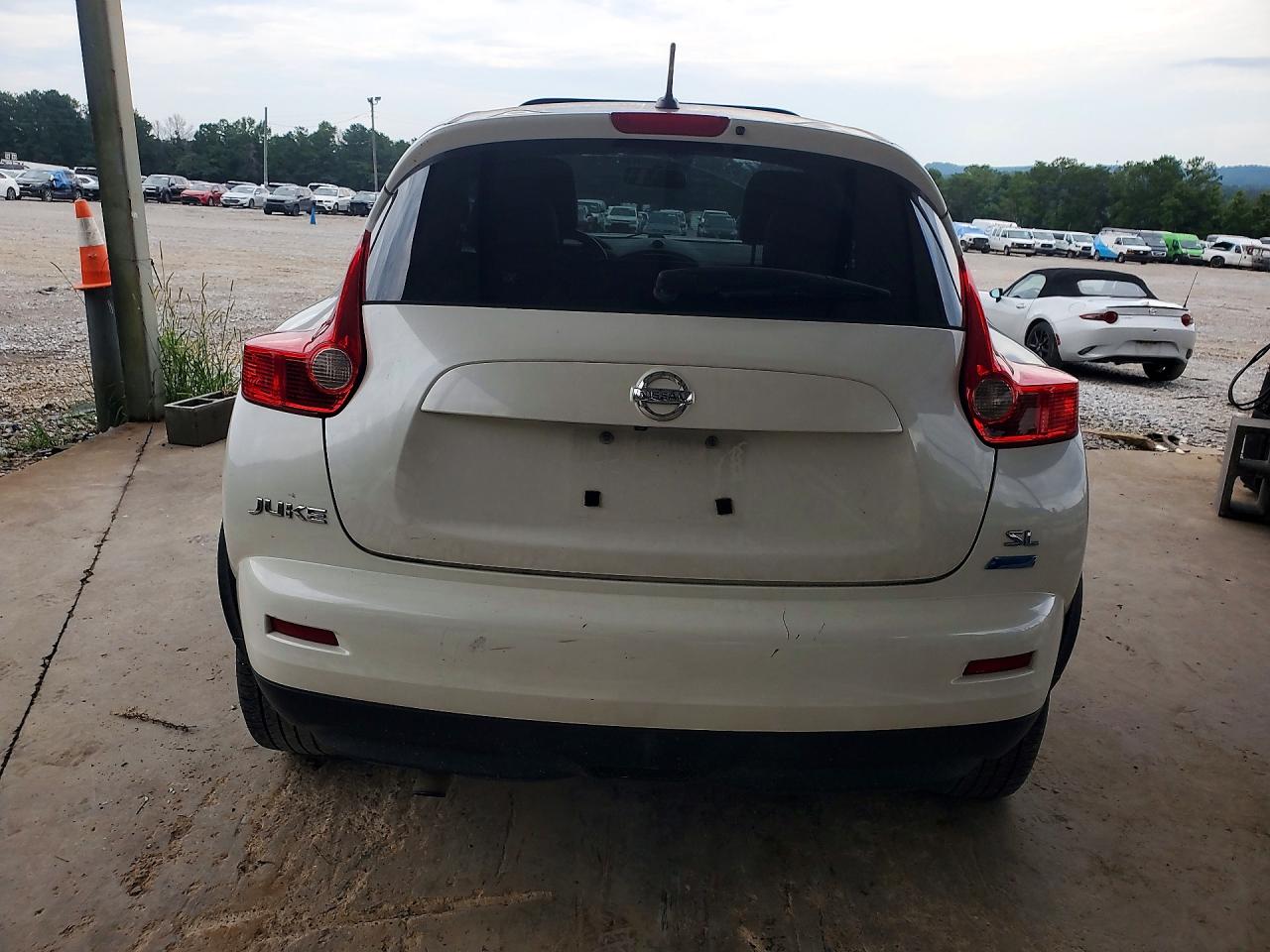 2014 Nissan Juke Sl Белый vin: JN8AF5MRXET354739