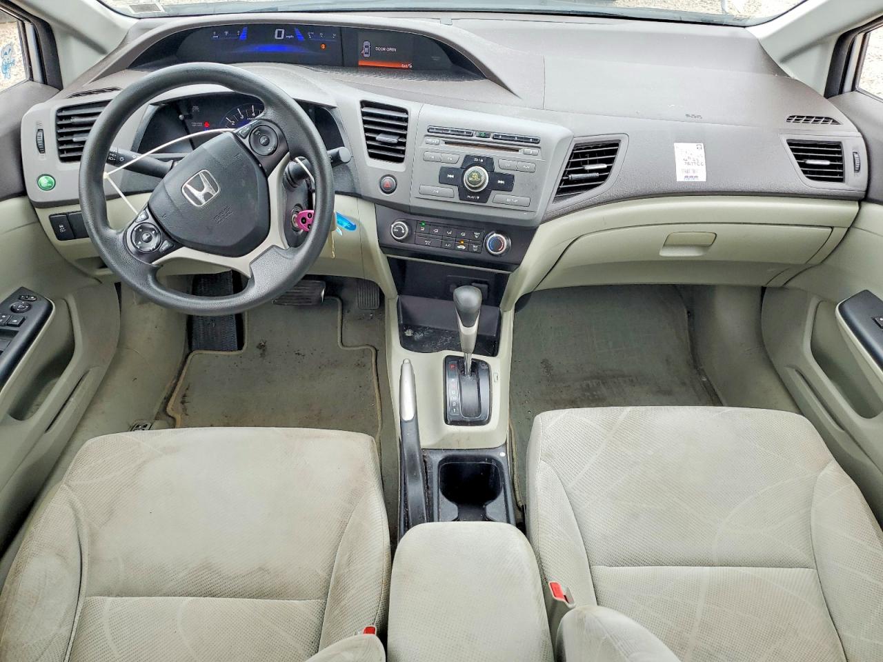 2012 Honda Civic Lx Silver vin: 19XFB2F59CE307035