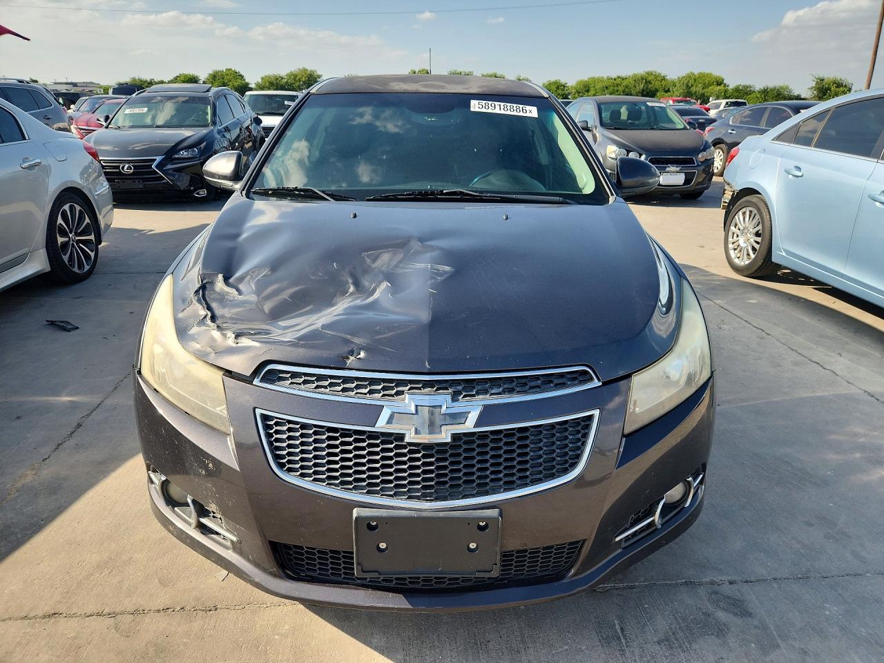 2014 Chevrolet Cruze Lt Серый vin: 1G1PE5SB1E7327736