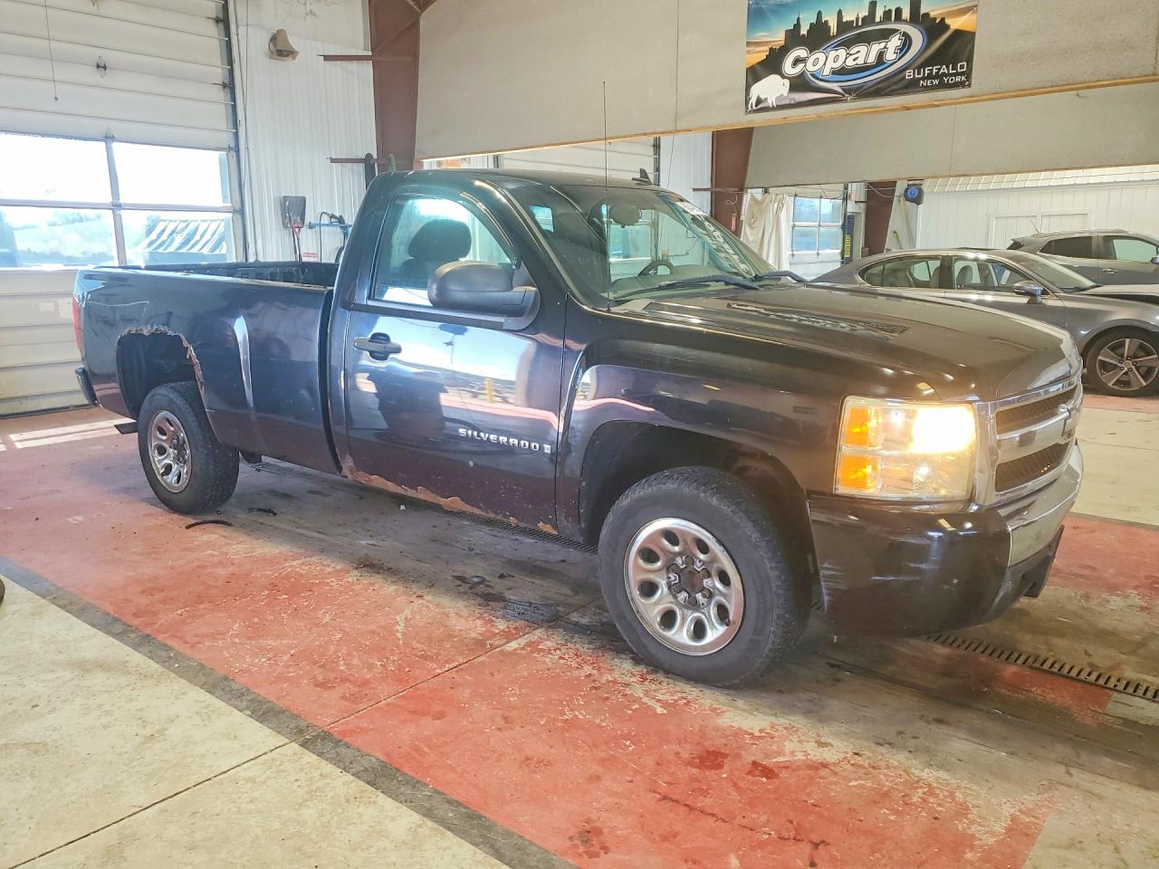 2008 Chevrolet Silverado C1500 Black vin: 1GCEC14X38Z313254