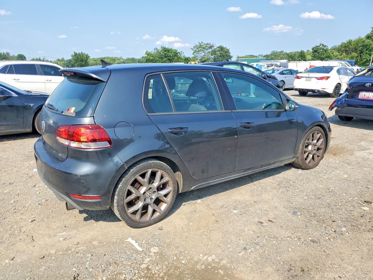 2014 Volkswagen Gti Charcoal vin: WVWHD7AJXEW004133