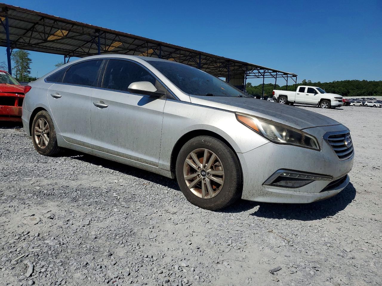 2015 Hyundai Sonata Se Silver vin: 5NPE24AF3FH208766