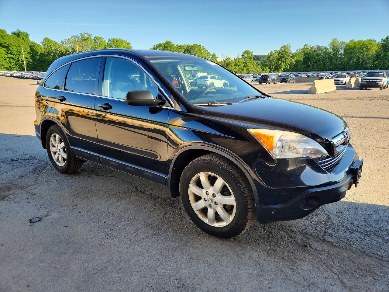 2008 Honda Cr-v Black vin: JHLRE48518C078722