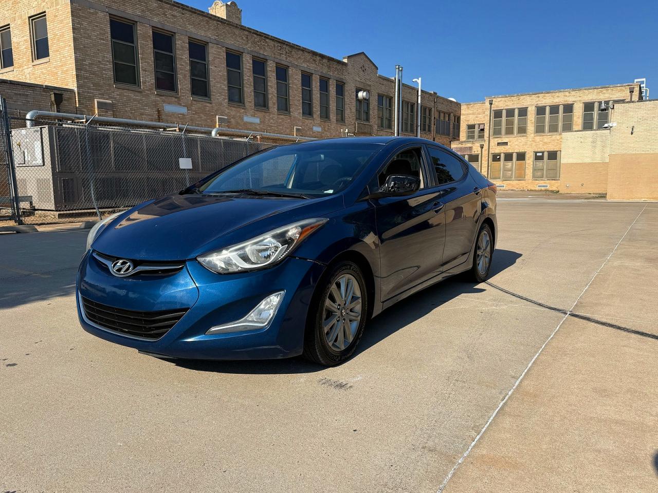 2014 Hyundai Elantra Se Blue vin: KMHDH4AE0EU184332
